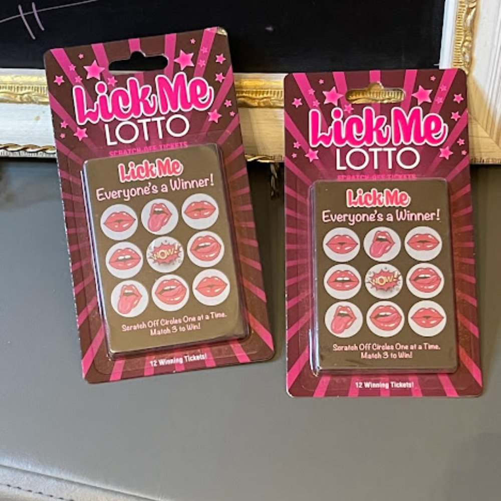 Lick Me Lotto- Scratch off Tickets- Perfect Gift-Couple Gift